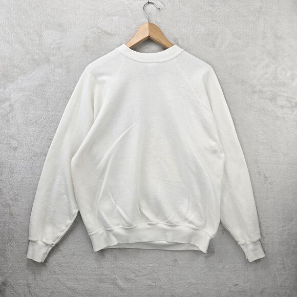 Vintage Kings Canyon National Park Sweater Mens Large White 80s Crewneck Animals - Picture 8 of 10